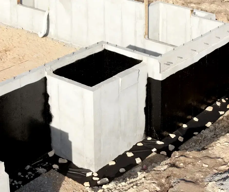 Basement Waterproofing Application, Richmond, VA