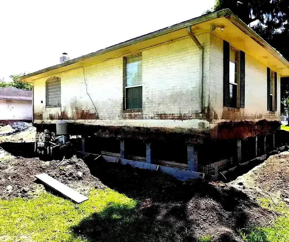 Foundation Repair Services Elevated house with Foundation Repair Richmond, VA