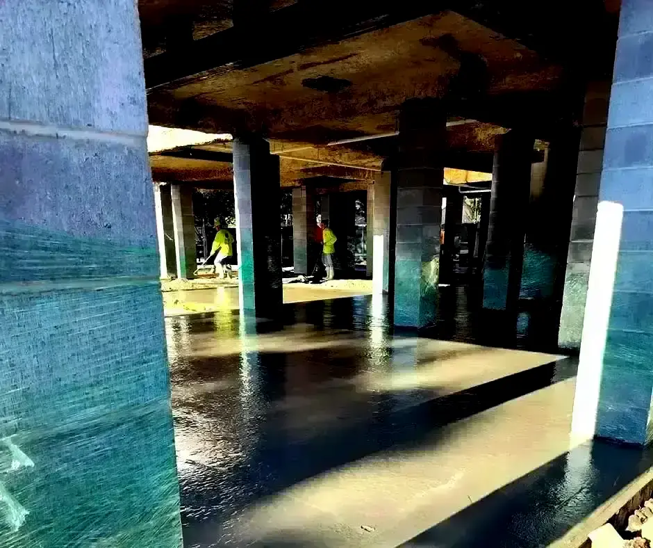 Freshly poured concrete Foundation Repair Richmond, VA