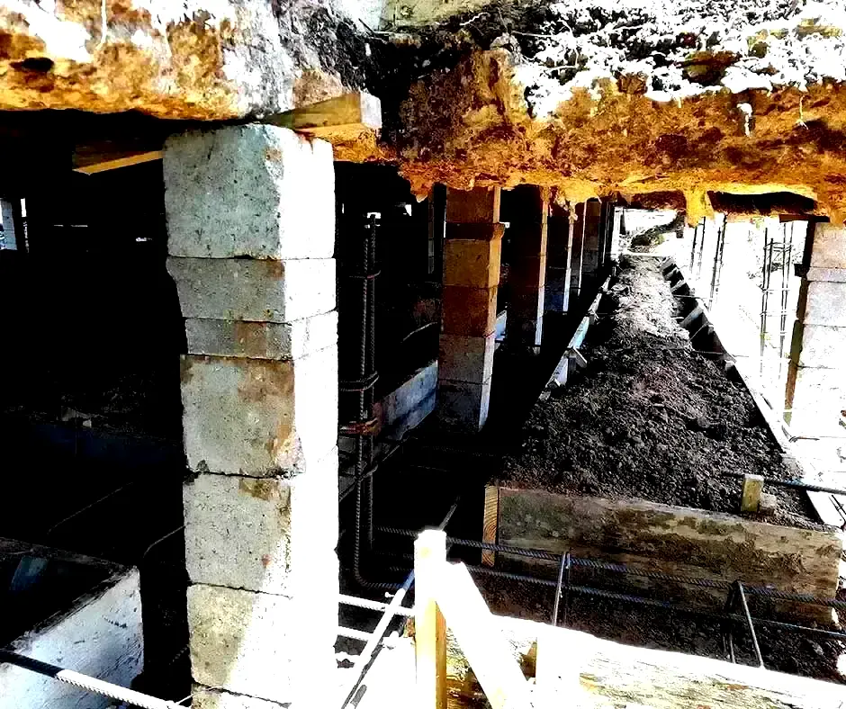 Interior view of Foundation Repair Lexington, KY