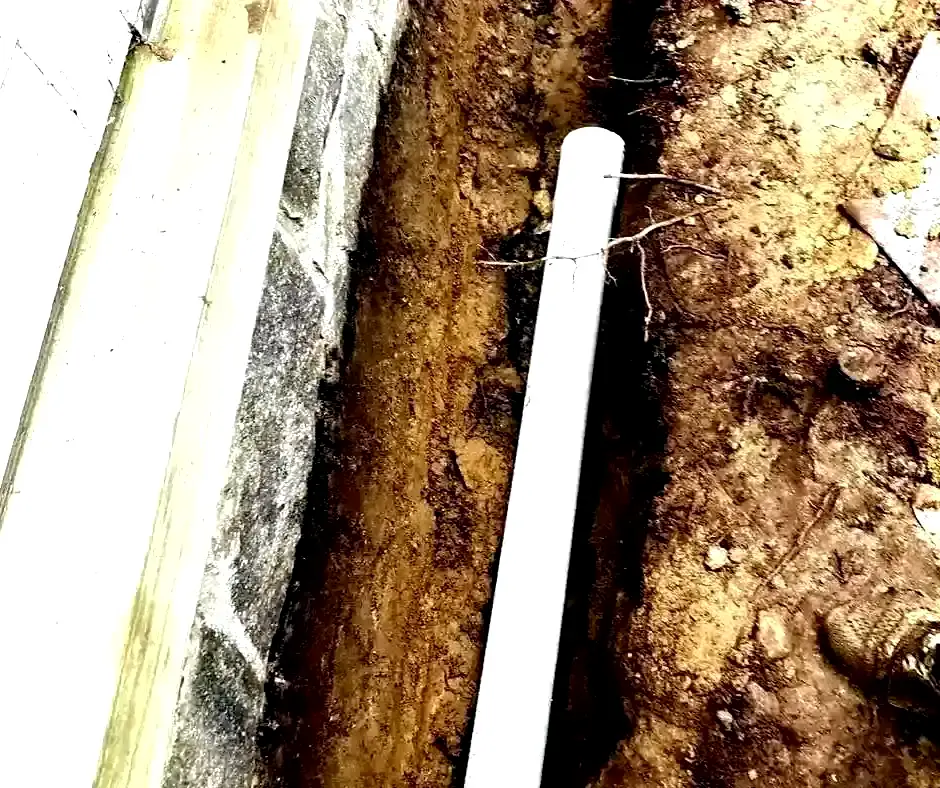 Long PVC pipe French Drain Installation Lexington, KY Long PVC pipe French Drain Installation Lexington, KY